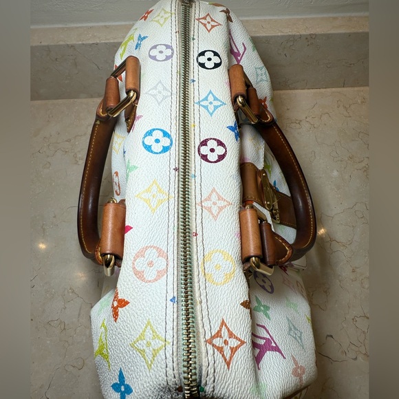 Vintage Louis Vuitton Murakami Speedy 30 – White / Multicolor - Picture 5 of 16